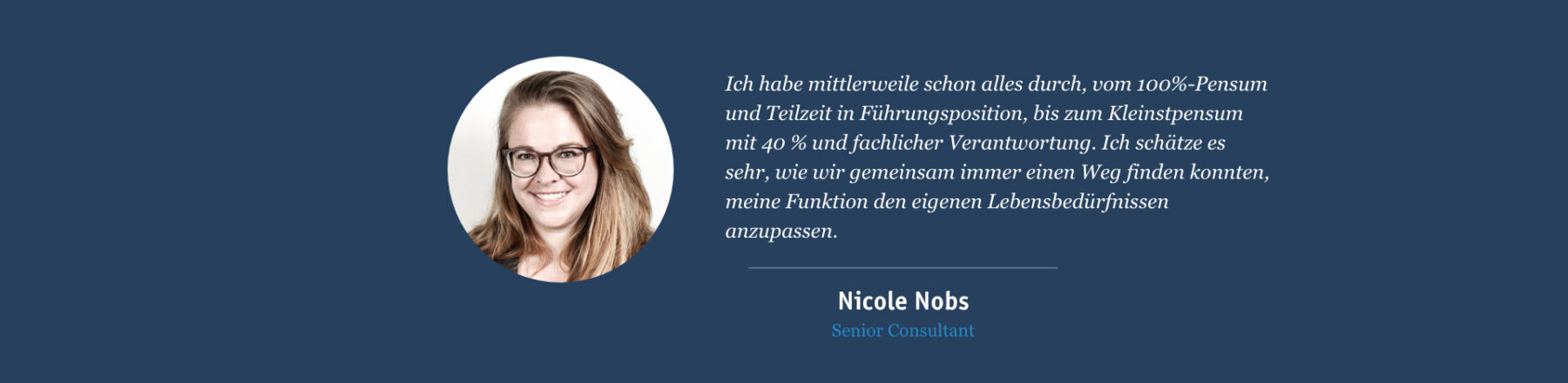 Statement Nicole Nobs