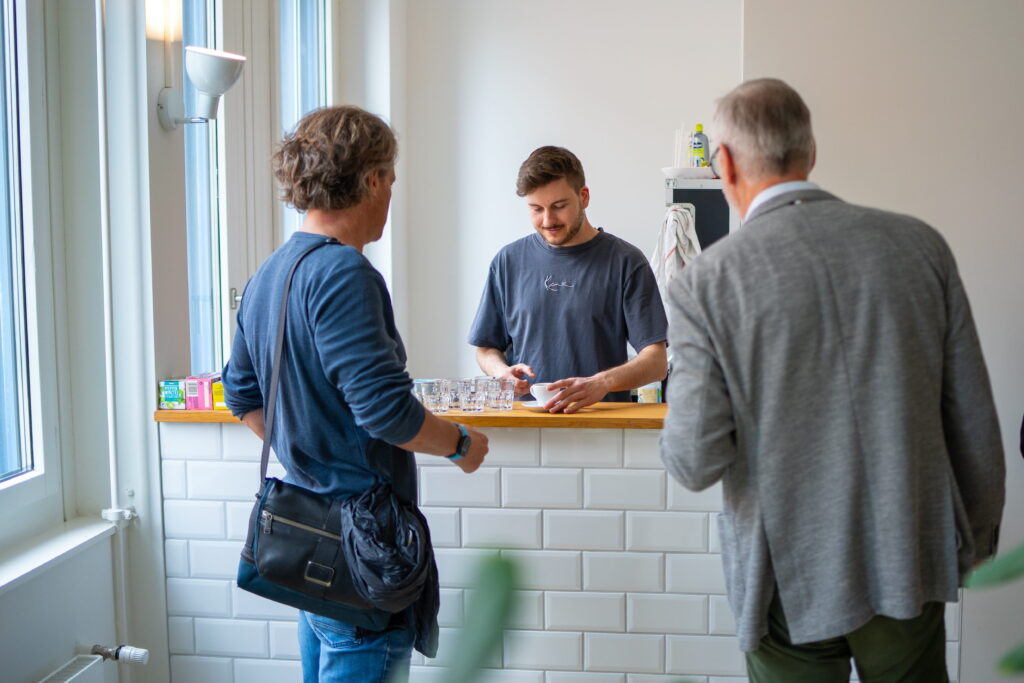 Bild vom Xeit Espresso Talk zum Thema B2B Marketing