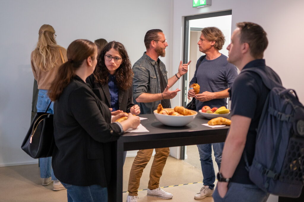 Bild vom Xeit Espresso Talk zum Thema B2B Marketing