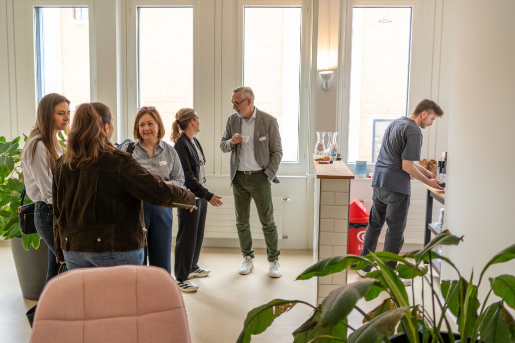 Bild vom Xeit Espresso Talk zum Thema B2B Marketing