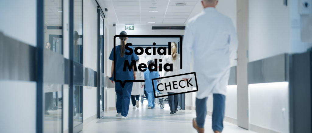 Social Media Check: Die Schweizer Spitäler im Vergleich 2023
